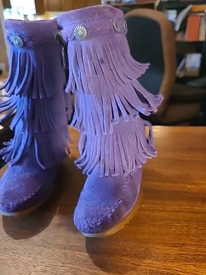 Botas Mocasines Minnetonka Niño Talla 8 Foto 1 de 4