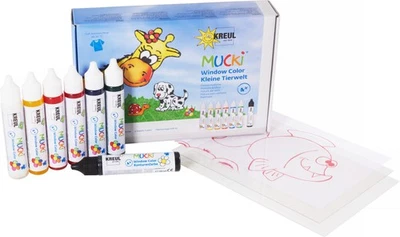 MUCKI Window Color Set Kleine Tierwelt, 7er Set - Bild 1 von 4