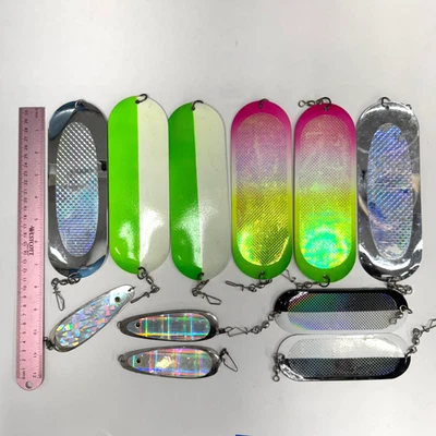 Lote de 37 Flasher Dodger-Luhr Jensen-Pro Troll-Delta-Hot Spot-Fish Flash-Etc Foto 1 de 4