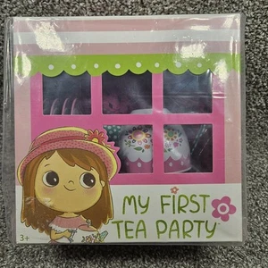 Tickle & Main My First Tea Party 12 Pc Gift Set Book Hat  Purse Tea Pot Tea Cups - Picture 1 of 10