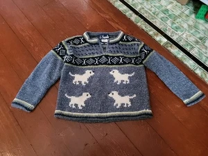 Handgestrickter Jungen Pullover Größe 4 - Bild 1 von 4