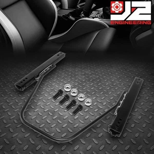 Soporte de riel deslizante universal de acero suave de doble bloqueo para automóvil carreras asiento de carreras de alta resistencia - Imagen 1 de 7
