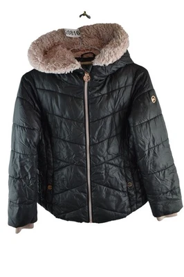 MICHAEL KORS Black Padded Jacket size 7/8 Girls Kids Hooded Winter Casual - Image 1 of 4