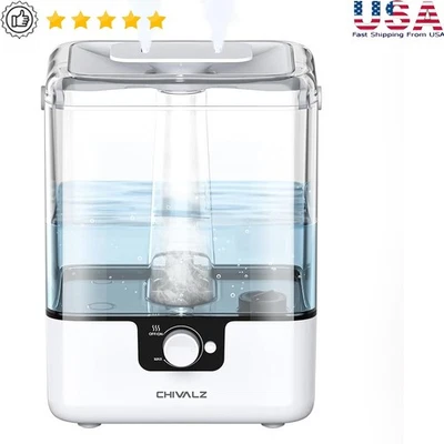 Cool Mist Humidifier Bedroom 6L Top Fill Essential Oil Diffuser Quiet Operation - Image 1 of 4