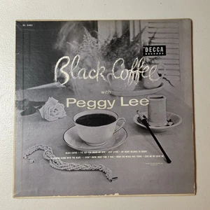BLACK COFFEE With Peggy Lee OG DECCA DL5482 Mono 10” LP 1953 ~ VG+ - Picture 1 of 5