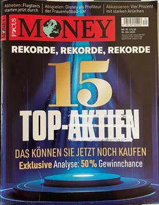 FOCUS MONEY Nr. 30 - 18. Juli 2025 Flugtaxis 15 Top-Aktien Disney Frauenfußball - Bild 1 von 3