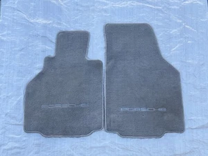 97-04 Porsche Carrera 911 Boxster 986 Front Floor Mats Set Left And Right Gray - Picture 1 of 17