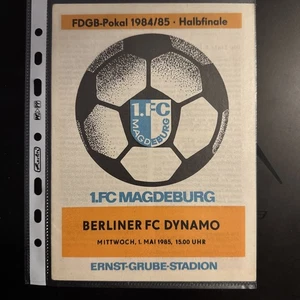 FDGB Pokal 1. FC Magdeburg - Berliner FC Dynamo 1.5.1985 - Bild 1 von 1