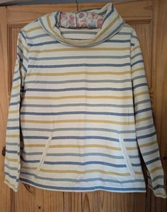 Seasalt Boslowick Women's Sweatshirt Size 14. Striped. V Good Condition - Picture 1 of 8