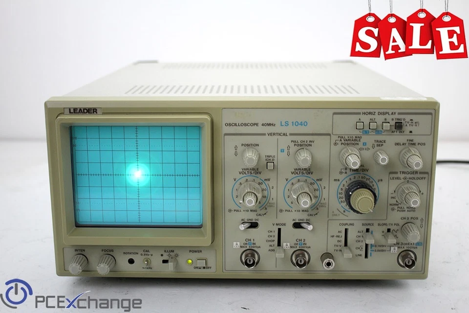 Osciloscopio Leader LS1040 DC-40 MHz Foto 1 de 4