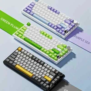 AJAZZ AK820/AK820Pro Mechanical Keyboard TFT Screen Multifunctional Knob Gaming - Picture 1 of 2