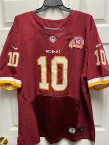 WASHINGTON REDSKINS RG3 ROBERT GRIFFIN III 80TH ANNIVERSARY JERSEY SIZE 52 - Picture 1 of 6