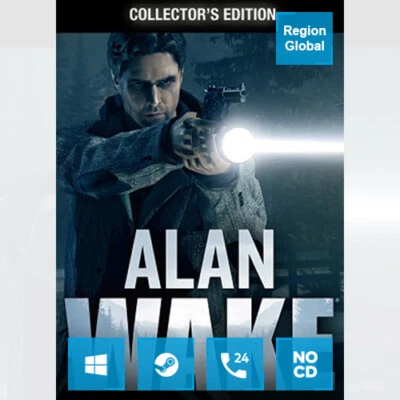 Alan Wake Collector's Edition for PC Game Steam Key Region Free - Image 1 of 4