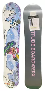GIRLS' ALTITUDE LIL RIPPER BEGINNER SNOWBOARD (ROCKER) SIZES: 90CM-130CM - Picture 1 of 10