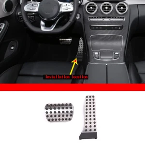 Steel Car Accelerator Brake Gas Pedal Plate For Benz C E  GLC GLS GLE Class 2021 - Picture 1 of 4