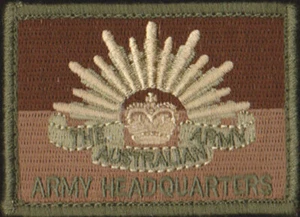 Army Headquarters (Subdued) Militaria Patch Patches - Foto 1 di 1