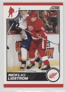 2010-11 Score Nicklas Lidstrom #196 HOF