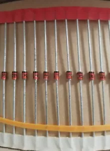 ZENER DIODE National Semiconductor 1N4731A 1N4731 DO-41 1W 4.3V 5% 20 Pcs. - Picture 1 of 3