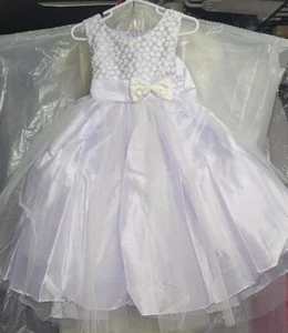 Pastel Collection Lilac Dress, Flower Girl dress Size 4 - Picture 1 of 9