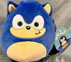 SEGA Squishmallows Blue Sonic The Hedgehog Game 8” Plush Doll Toy - Picture 1 of 12