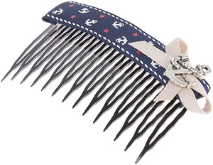 Cinta de ancla Sailor ETHA ARCO peine de pelo vintage HAARKAMM Rockabilly - Imagen 1 de 2