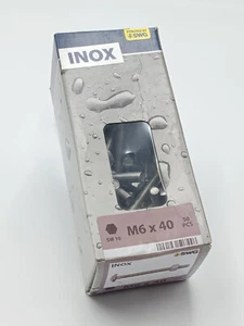 Schlosschrauben  M5 M6 M8 DIN 603  A2 Edelstahl   Flachrundschrauben mit Mutter - Bild 1 von 12