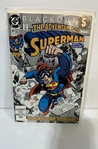 Adventures of Superman (Vol 1) #485 - 1991 DC Comics - Blackout - Picture 1 of 1