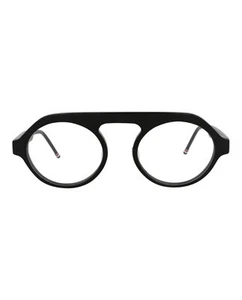 Thom Browne Unisex Round/Oval Black Black Transparent Fashion Designer Eyewear - Picture 1 of 4