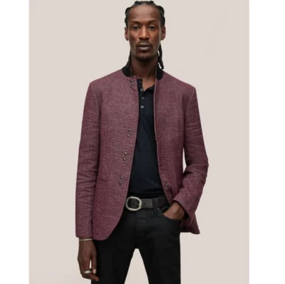 $1298 NWT New John Varvatos Collection Hook and Bar Blazer Jacket EU48 US38 - Image 1 of 4