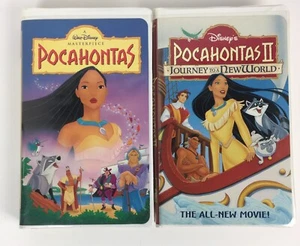 2 Pocahontas & Pocahontas II (THE ALL-NEW MOVIE) Clamshell - Picture 1 of 10