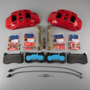 New genuine Mercedes-Benz G 63 GLS GLE AMG W463 W167 Front RED big brake kit - Picture 1 of 4