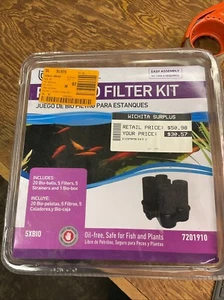Beckett 5XBIO Pond Bio Filter Kit, Brand New - Picture 1 of 4