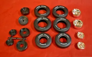 AMT Tyrone Malone's Kenworth Drag Truck Tires and Wheels 1/25 - Picture 1 of 3