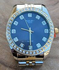 Metal 40mm Watch Milano Water Resistant Quartz Classic Ice Watch Two Tone