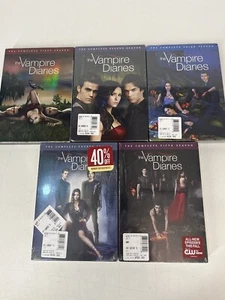 The Vampire Diaries comple DVD Season 1 Open Season 2 3 4 5 New Sealed FREE SHIP - Picture 1 of 12