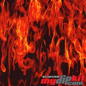 Película hidrográfica película de impresión de transferencia de agua de inmersión hidráulica LL-135 True Flames - Imagen 1 de 1
