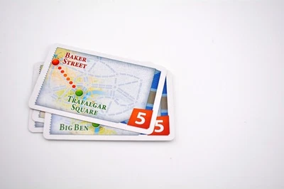 Ticket to Ride London game replacement part pieces - Destination Ticket Cards 5 - Image 1 of 2
