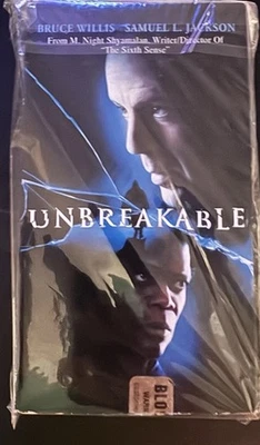 Unbreakable (VHS, 2001) Sealed Original Case- Tracked Shipping! - Image 1 of 2
