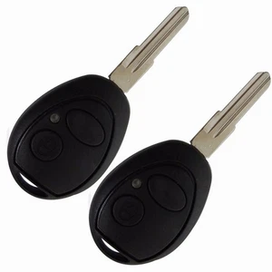 2Pcs Smart 2 Buttons Key Case Shell Fob For 1999-2004 LAND ROVER Discovery 2 - Picture 1 of 4