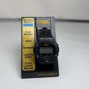 OROLOGIO DA POLSO VINTAGE SEGA SPORTS QUADRANTE LUMINOSO NUOVO VECCHIO STOCK NOS GENESIS #37 - Foto 1 di 4