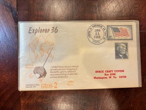 Space Craft Swanson GEOS-2 Explorer 36 Cover Vandenberg AFB CA 6/11/1968 !! - Picture 1 of 2