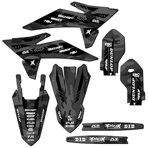 2025 SX 85 APACHE Grey Senge Graphics Kit Compatible with KTM - Picture 1 of 10