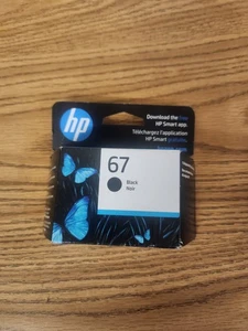 Cartuccia inchiostro nero originale HP 67 nuova sigillata DeskJet scaduta 24/09 - Foto 1 di 3