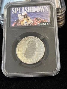 2019 S PCGS PR70DCAM PROOF APOLLO 11 50th ANNIVERSARY HALF DOLLAR COMMEMERATIVE - Picture 1 of 10