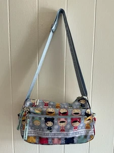 Rare Vintage HTF Harajuku Lovers Rare Eskimo Kisses Print Crossbody Handbag Bag - Picture 1 of 5