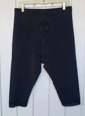 Rago of New York Shapewear Girdle Pant Liner Size 42/6X Black Firm Control 6269 - Image 1 of 4