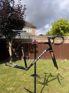 Sensa Trentino SL Road Frame – 56cm Aluminium | Bontrager Saddle + Aero Bars - Picture 1 of 14