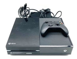 Microsoft XBOX One  Schwarz 500 GB Controller schwarz Beschreibung lesen - Bild 1 von 22