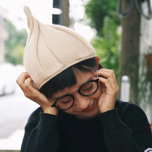 Loose Fit Women's Knit Hat Solid Color Beanie Cap Pullover Hat  Daily Use - Picture 1 of 20