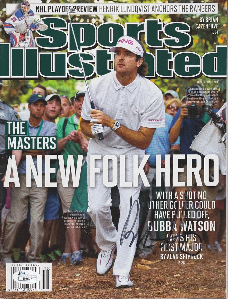 Bubba Watson Signed Sports Illustrated SI JSA COA - Image 1 of 1